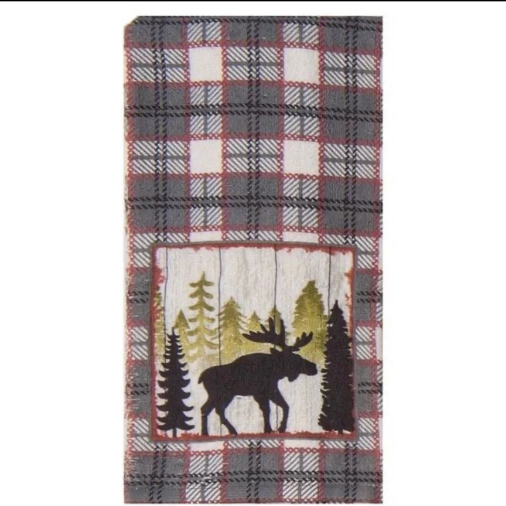 Kay Dee Designs Living Bear, Moose Kitchen Towels! 2 Swedish cabin dish …